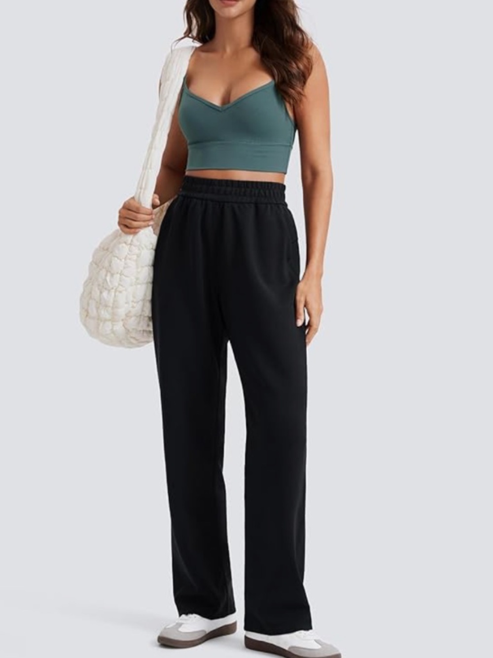 CRZ YOGA SoftAura Straight Leg Casual Sweatpants Women XS